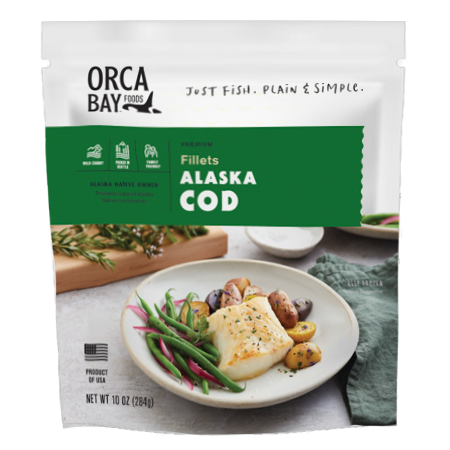 Alaska Cod Fillets, 2 lbs, 10 Pack