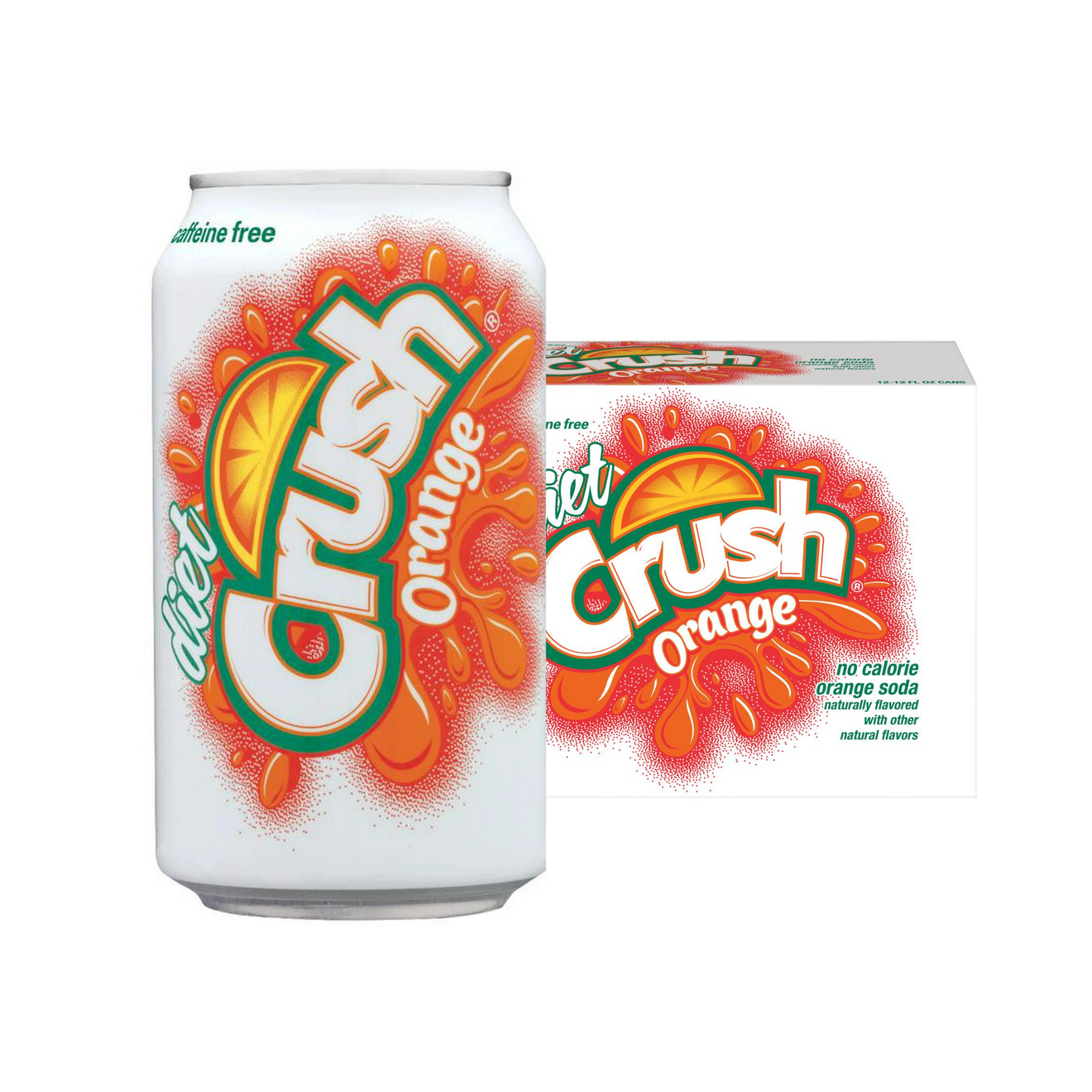 Diet Orange Crush, 12 fl oz cans, 2 x 12 Pack