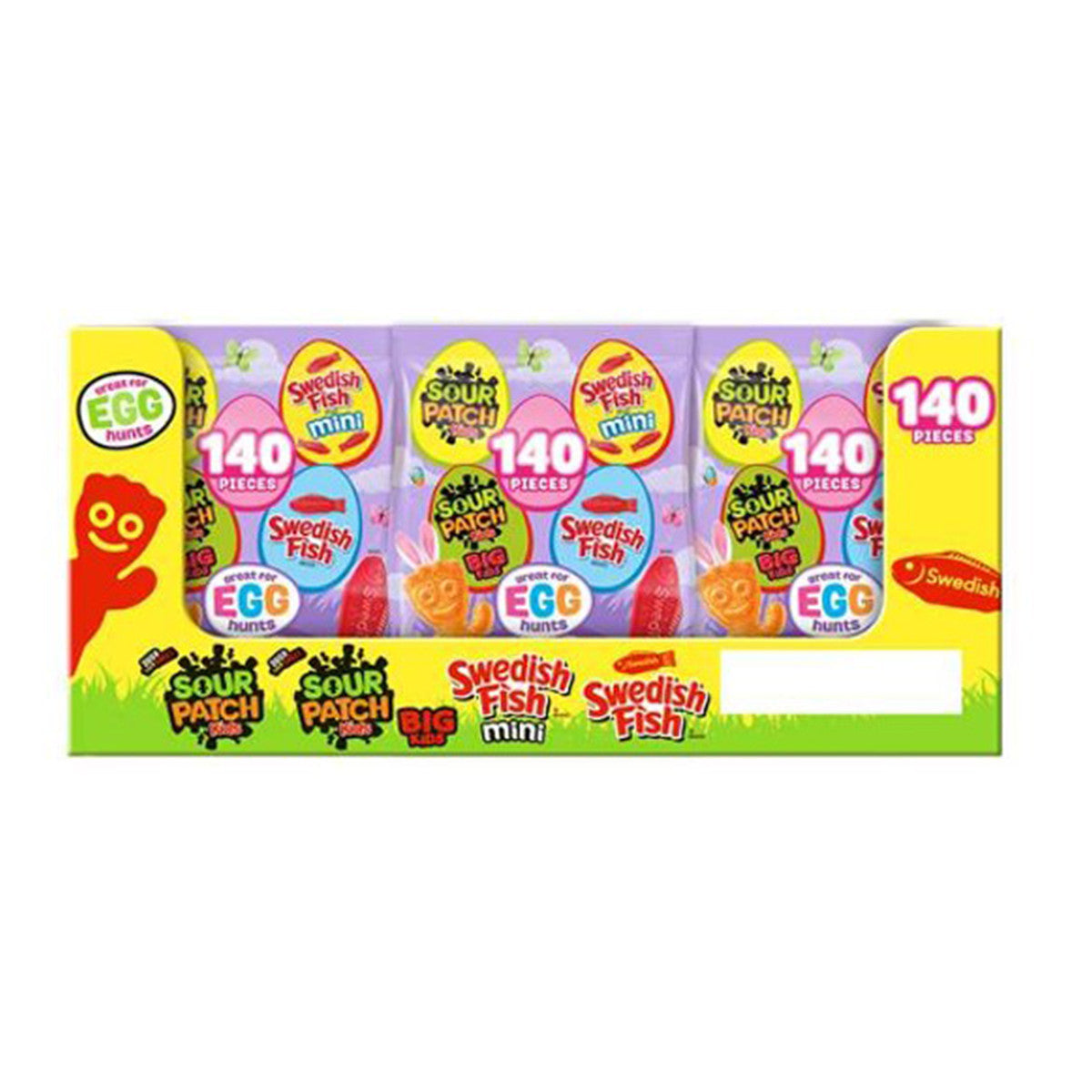 Sour Patch Kids & Swedish Fish Bag, 6 pack, 140 ct