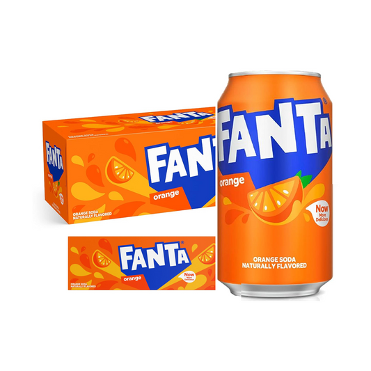 Fanta Orange, 12 fl oz cans, 2 X 12 Pack