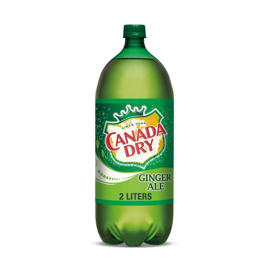 Ginger Ale Soda Caffeine Free, 1L Bottles, 15 Pack