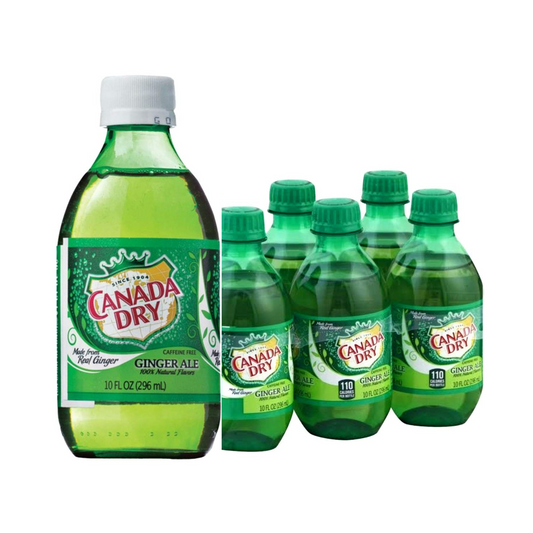 Ginger Ale, Canada Dry, 10 oz Bottle, 24 Pack