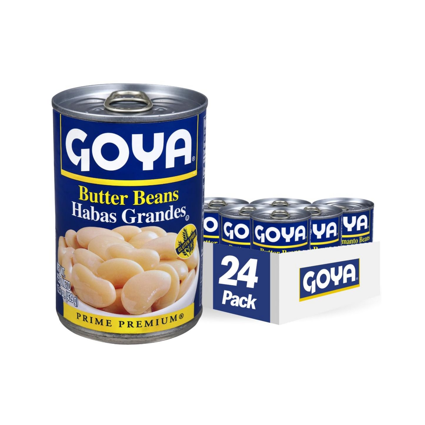 Goya Butter Beans, 15.5 oz cans, 24 Pack