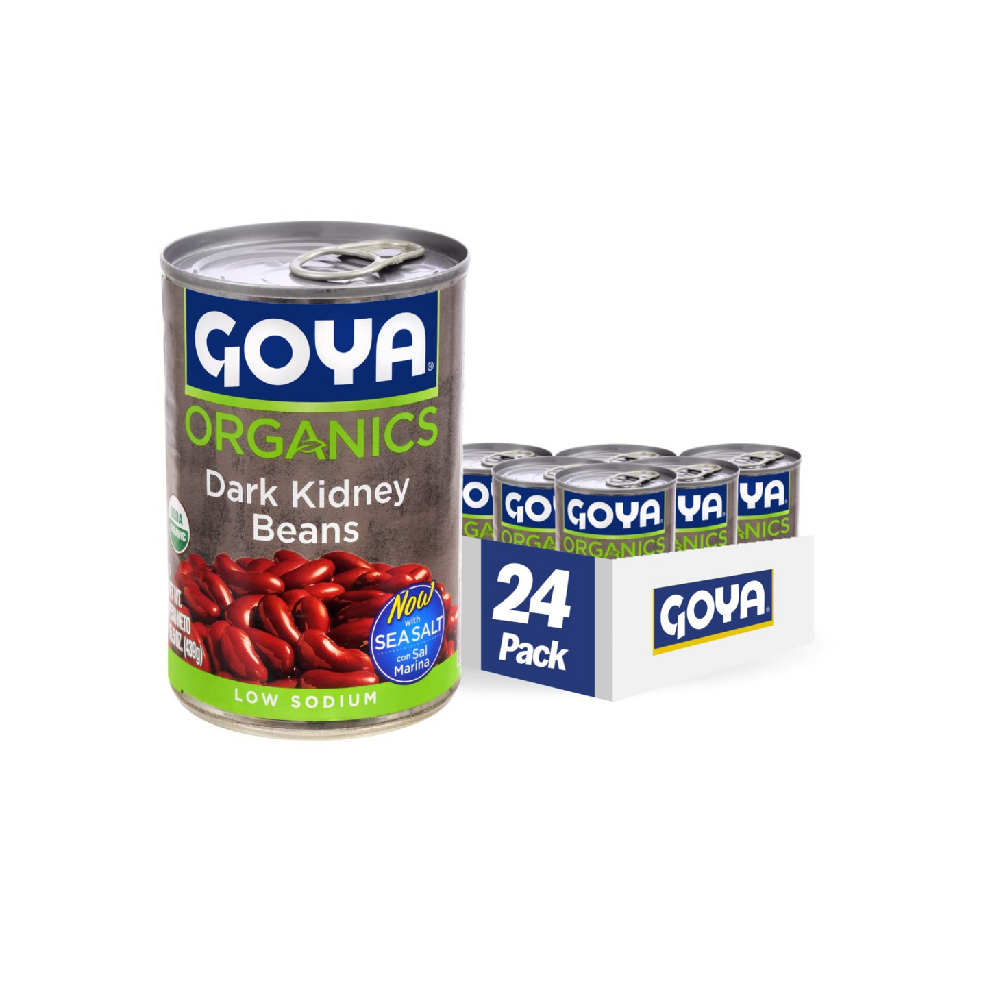 Goya ORG Dark Red Kidney Beans 15.5 oz