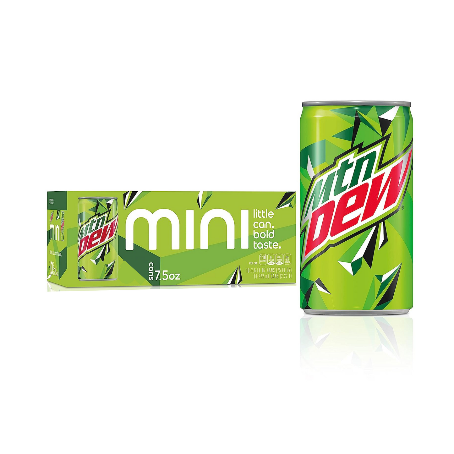 Mountain Dew, 7.5 fl oz, 2 x 12 Pack