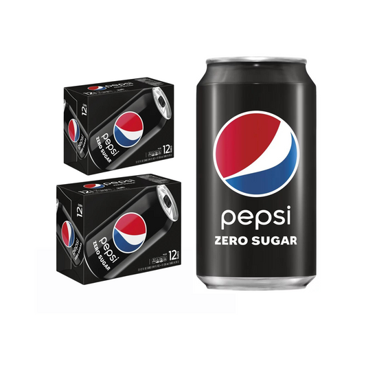 Pepsi Max Zero Calories, 12 fl oz, 2 x 12 Pack