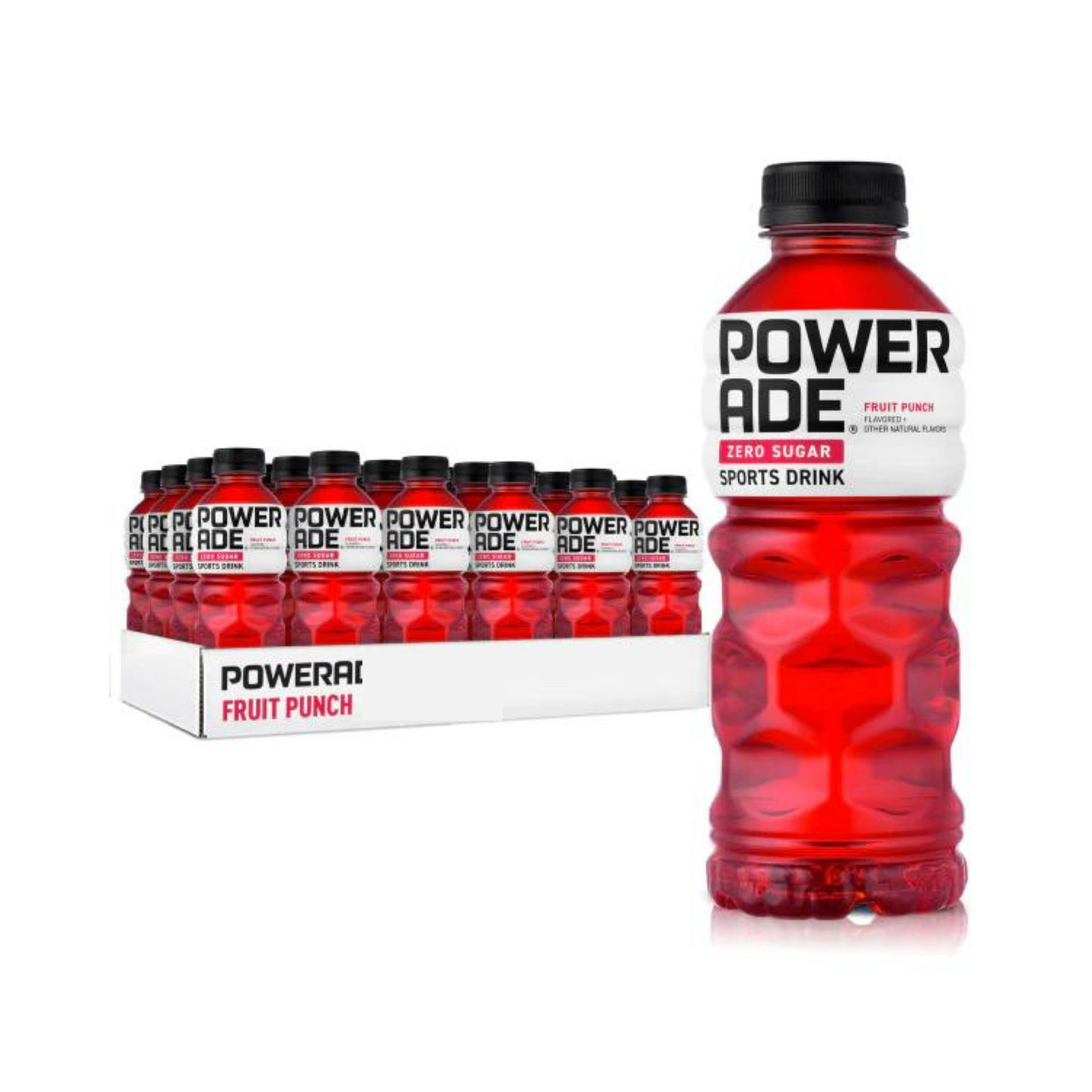 Powerade Sugar Free Fruit Punch, 20 fl oz, 24 Pack