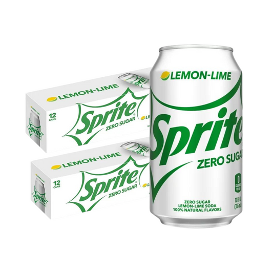 Sprite Zero, 12 fl oz cans, 2 x 12 Pack