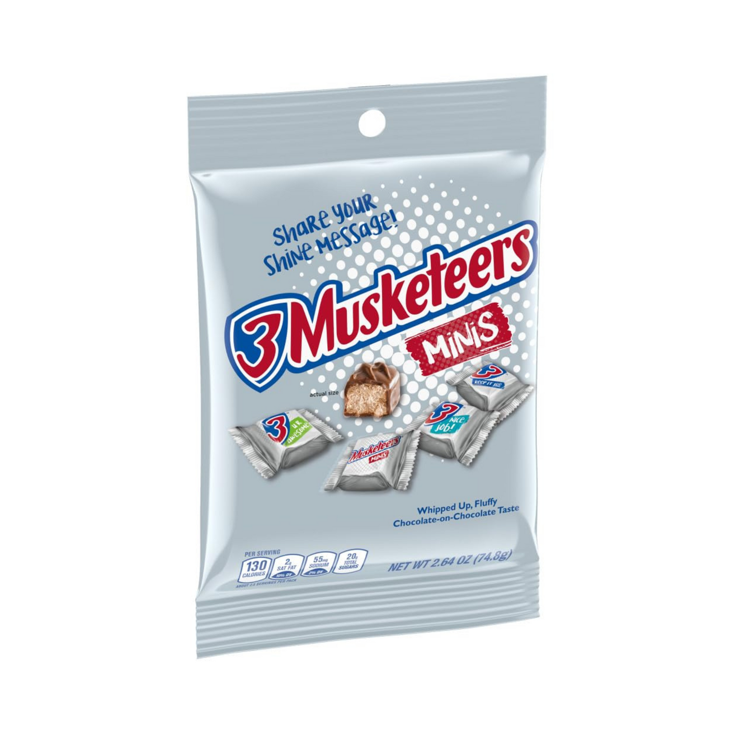 3 Musketeers Miniature, 2.64 oz, 12 pk