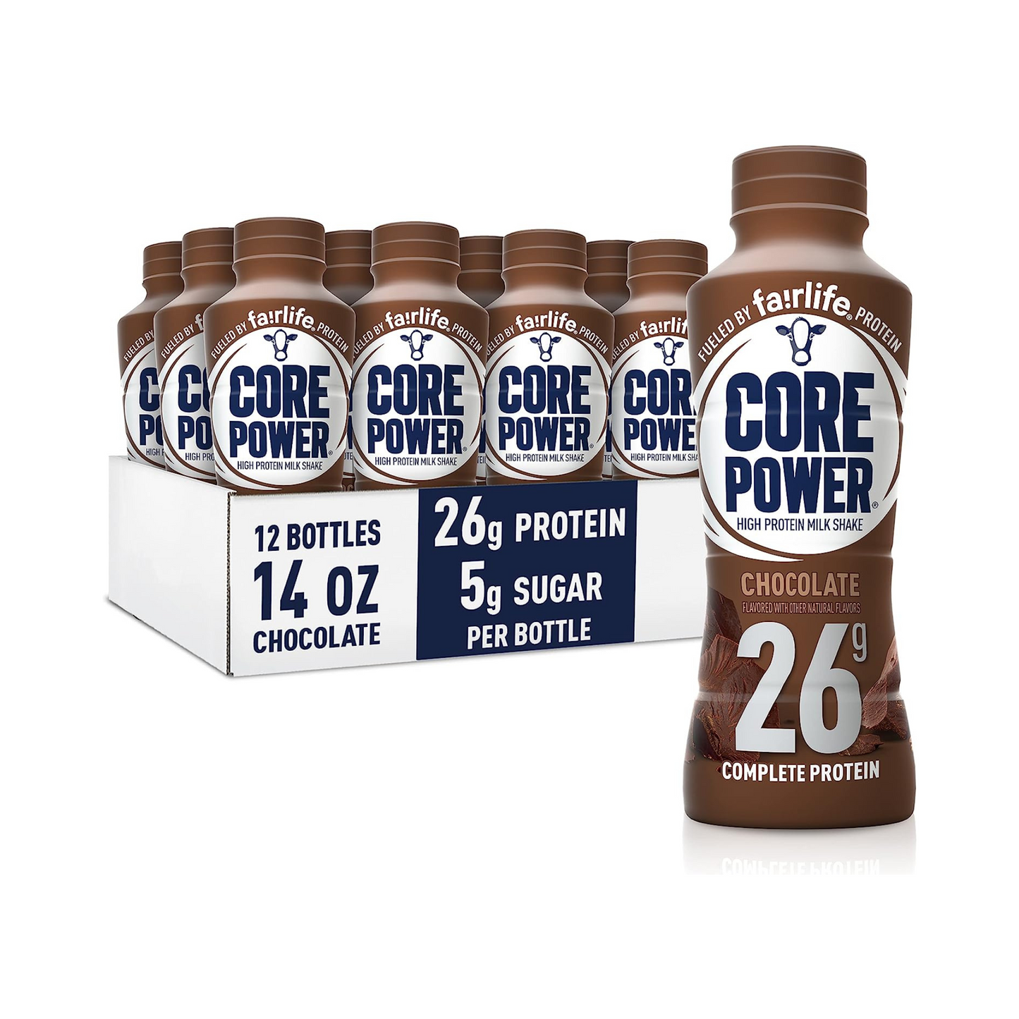 Fairlife Core Power Chocolate, 14 oz, 12 Pack