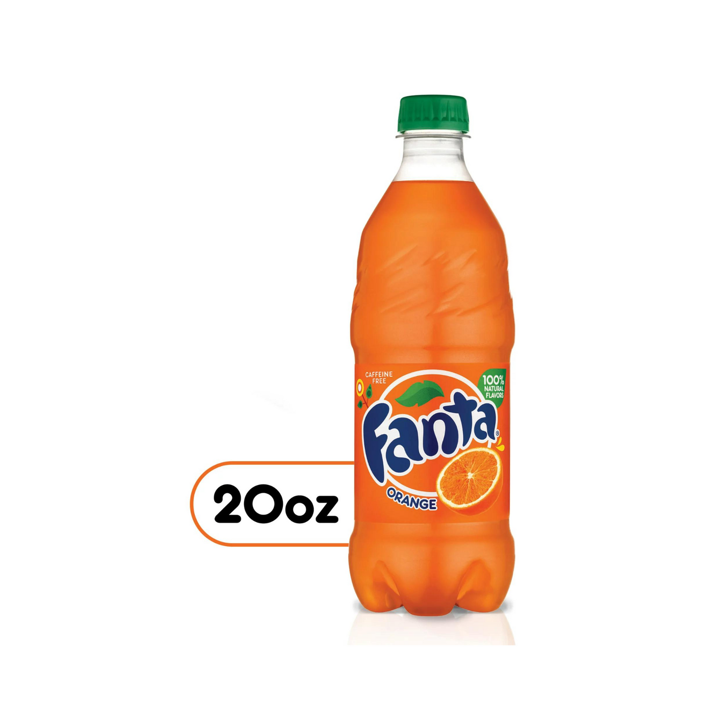 Fanta Orange, 20 oz Bottles, 24 Pack