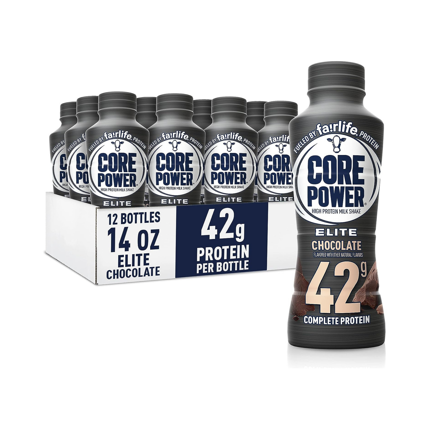 Fairlife Core Power Elite Chocolate 14 oz, 12 Pack