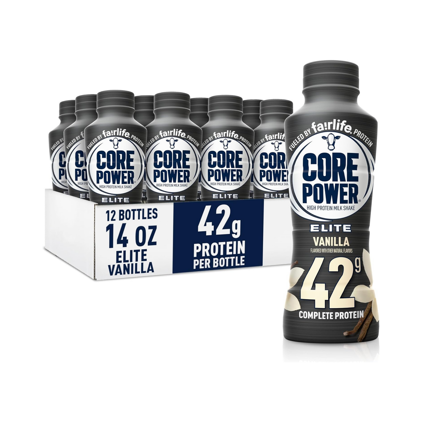 Fairlife Core Power Elite Vanilla 14 oz, 12 Pack