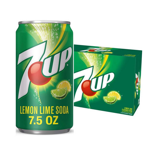 7 UP Natural, 7.5 fl oz cans, 24 Pack