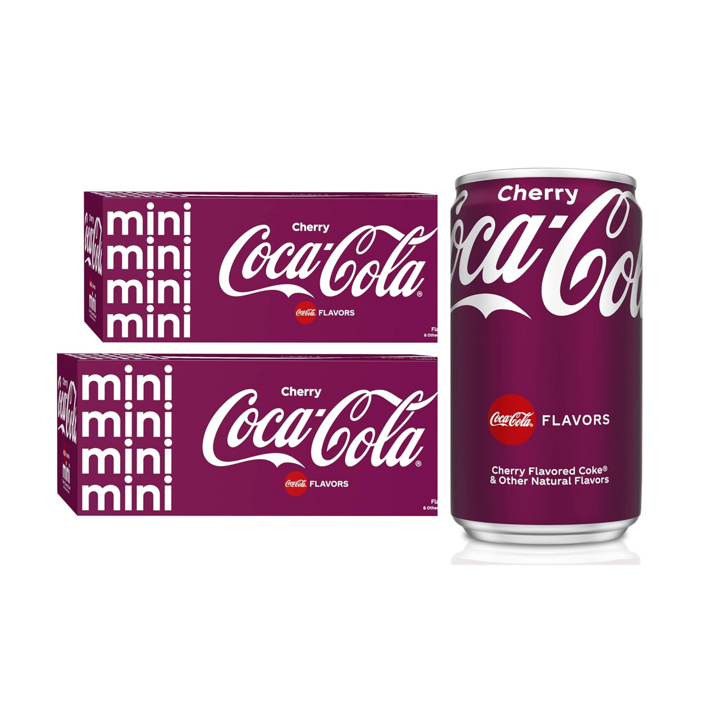 Coke Coca Cola Cherry, 7.5 fl oz cans, 24 Pack