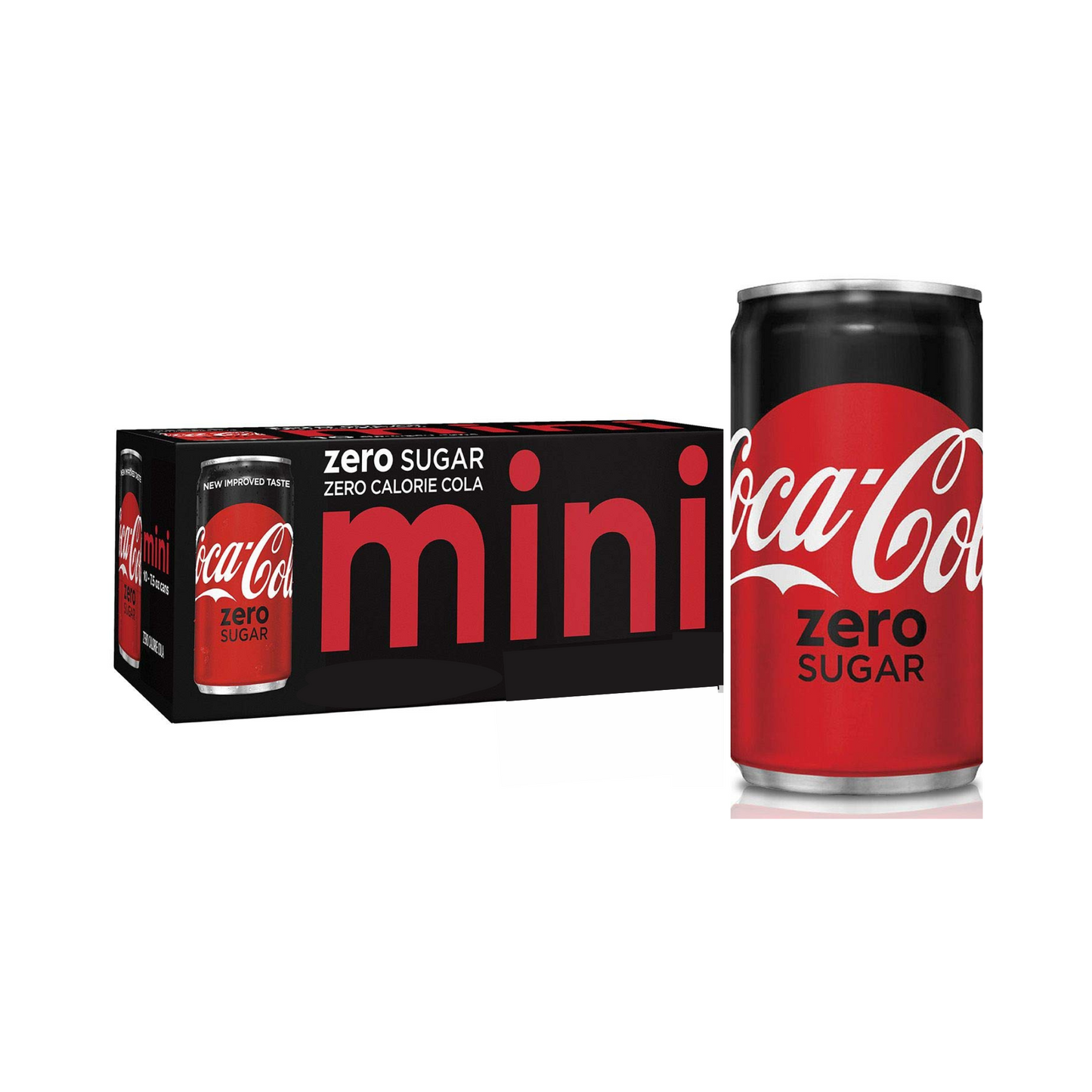 Coke Coca Cola Zero, 7.5 fl oz cans, 24 Pack