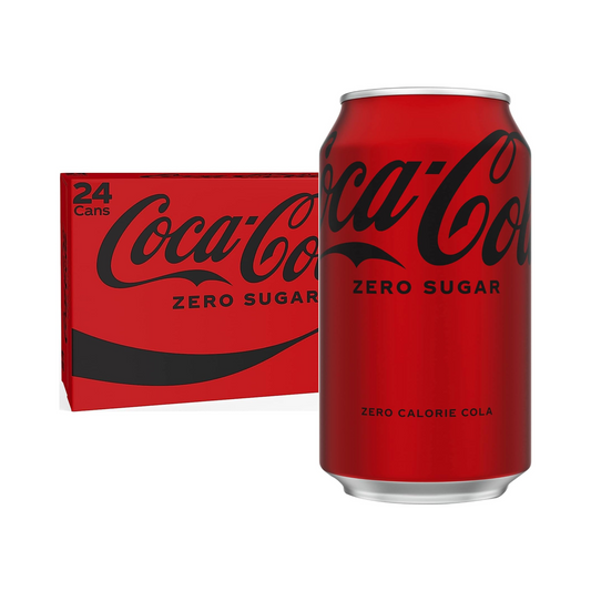 Coke Zero, 12 fl oz cans, 2 x 12 Pack, 24 ct