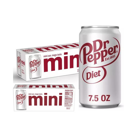 Dr Pepper Diet, 7.5 fl oz, 24 Pack