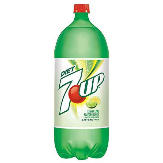 7 UP Diet, 2L Bottle, 8 Pack