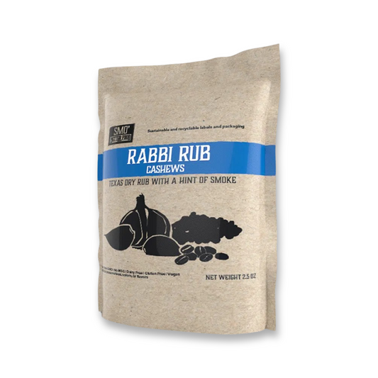 Rabbi Rubbed Cashews, 2.5 oz, 12 Pack