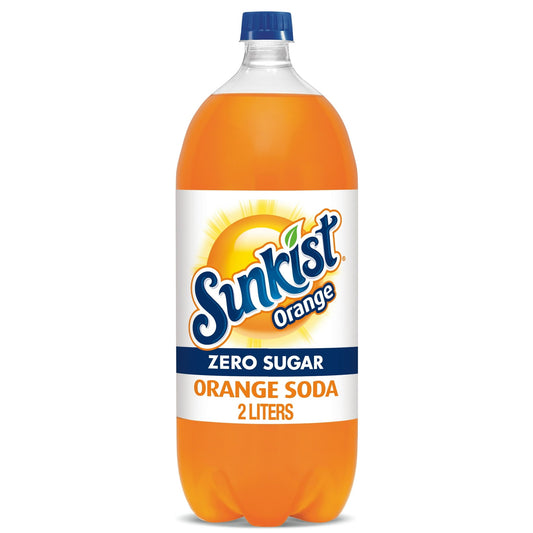 Sunkist Diet, 2L Bottle, 8 Pack